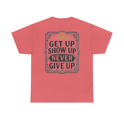 Mindset = Muscles. Build Both. Unisex Heavy Cotton Tee