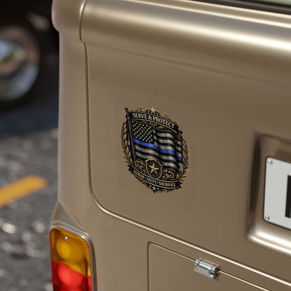 Blue Line Legacy Waterproof Sticker