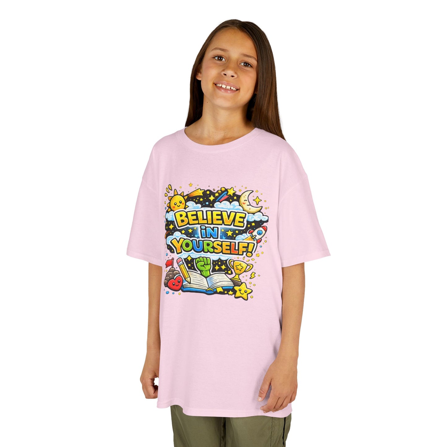 Kids Heavy Cotton™ Motivational T Shirt