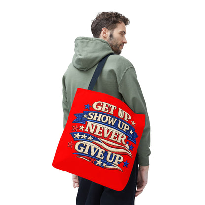 Patriotic 4th of July Tote Bag | Reusable American Pride Shopping Bag | USA Independence Day Beach, Grocery & Everyday Carry Tote