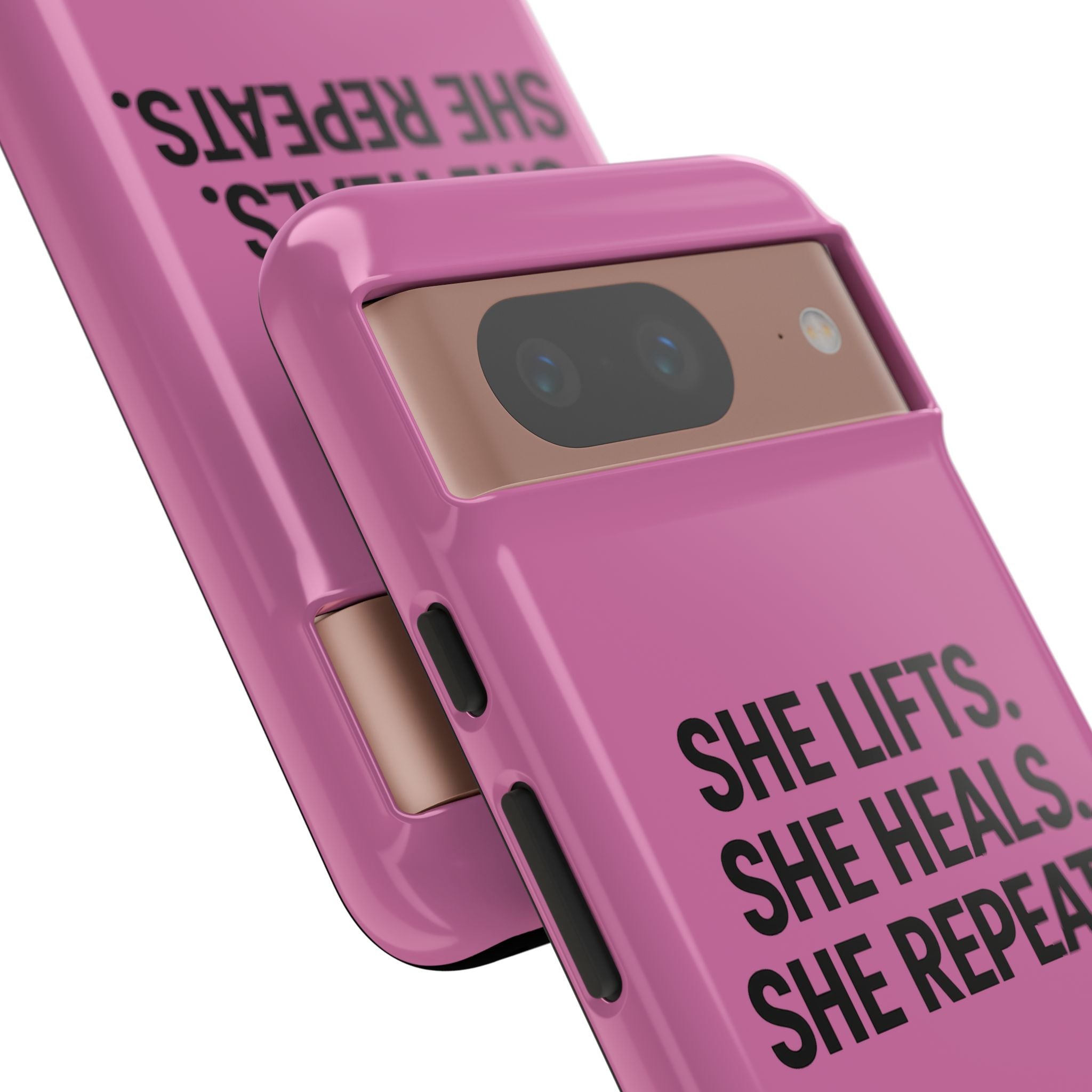 She lifts. She heals. She repeats. Tough Phone Cases
