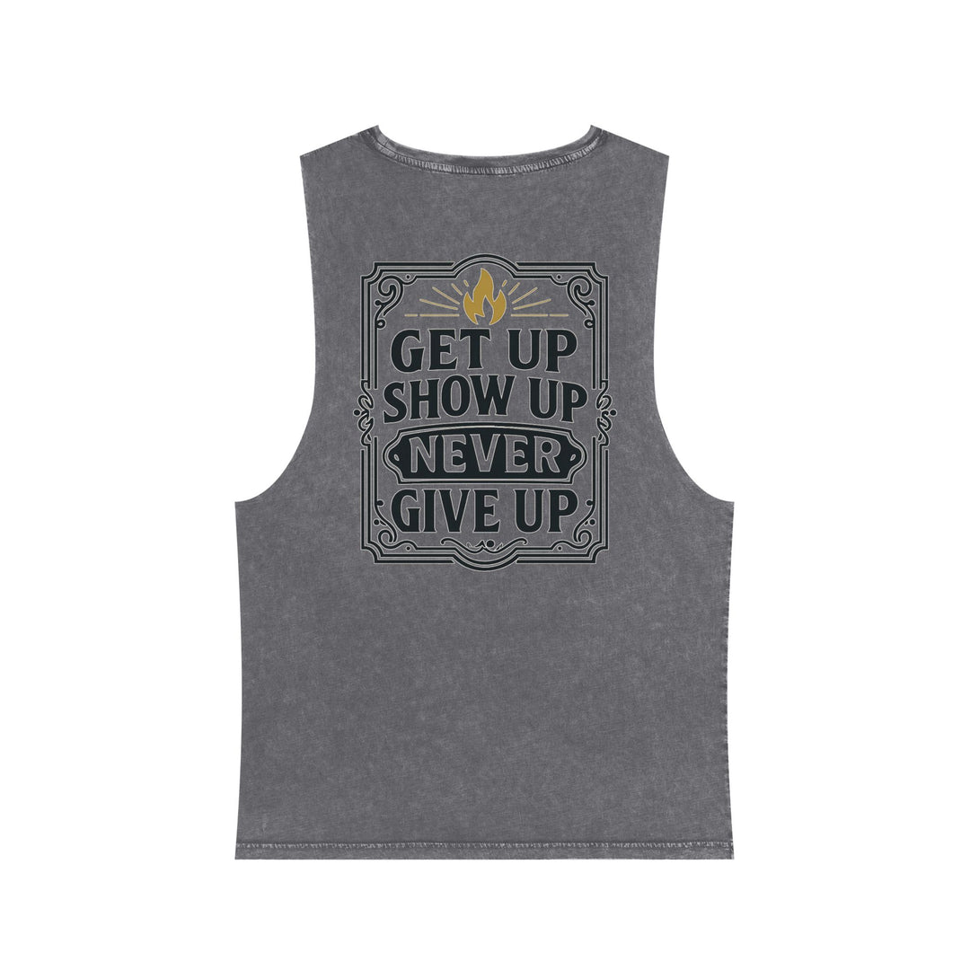 Built In Silence. Unleashed In Iron. Muscle tank
