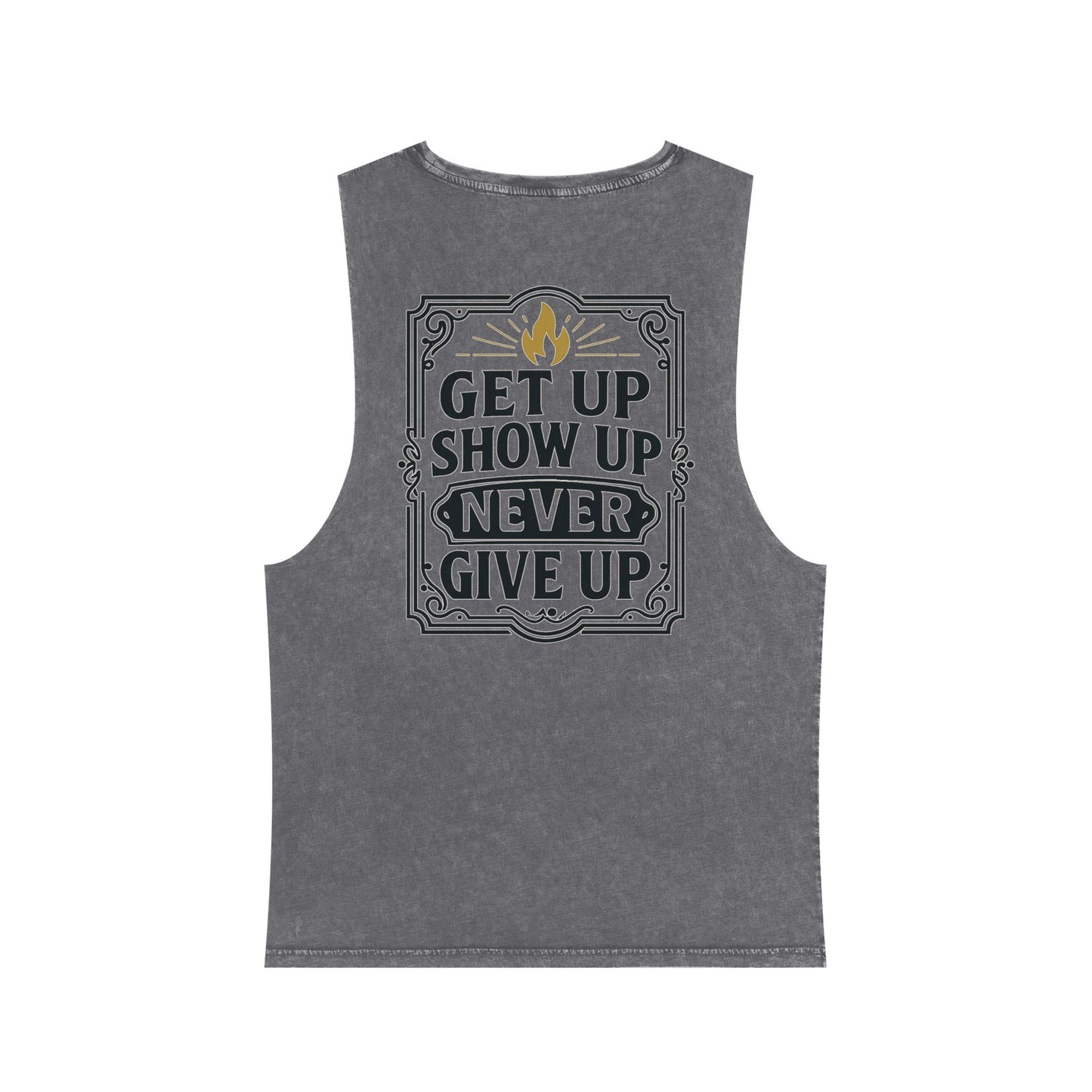 Built In Silence. Unleashed In Iron. Muscle tank