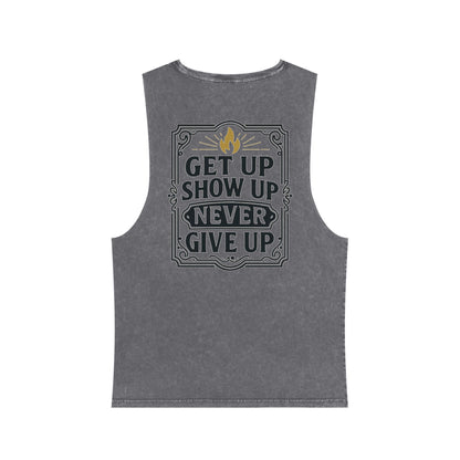 Built In Silence. Unleashed In Iron. Muscle tank