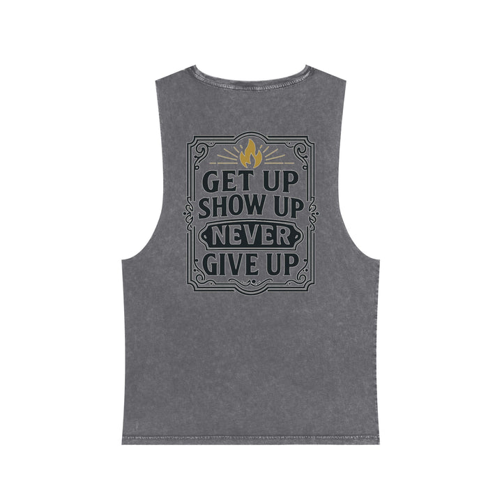 Built In Silence. Unleashed In Iron. Muscle tank