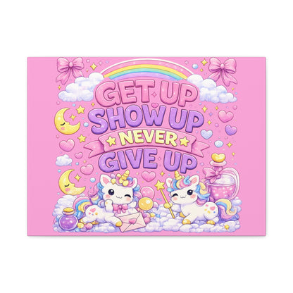 Kids Inspirational Canvas Wall Art – Premium Motivational Canvas Print for Bedroom, Playroom & Nursery Décor