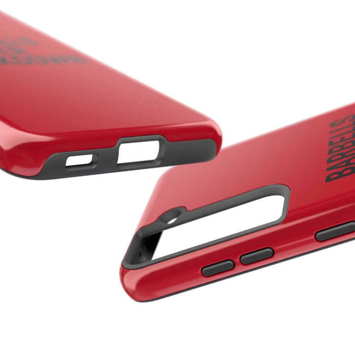 Barbells Over Breakdown. Tough Phone Case