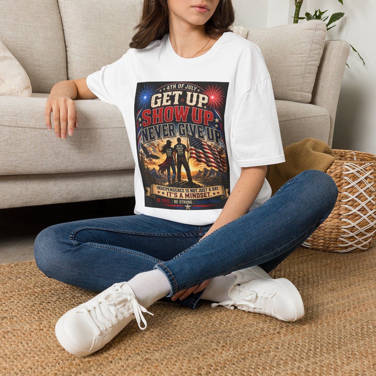 Patriotic 4th of July Unisex T-Shirt | Soft USA Independence Day Tee | American Pride Graphic Shirt for Men & Women