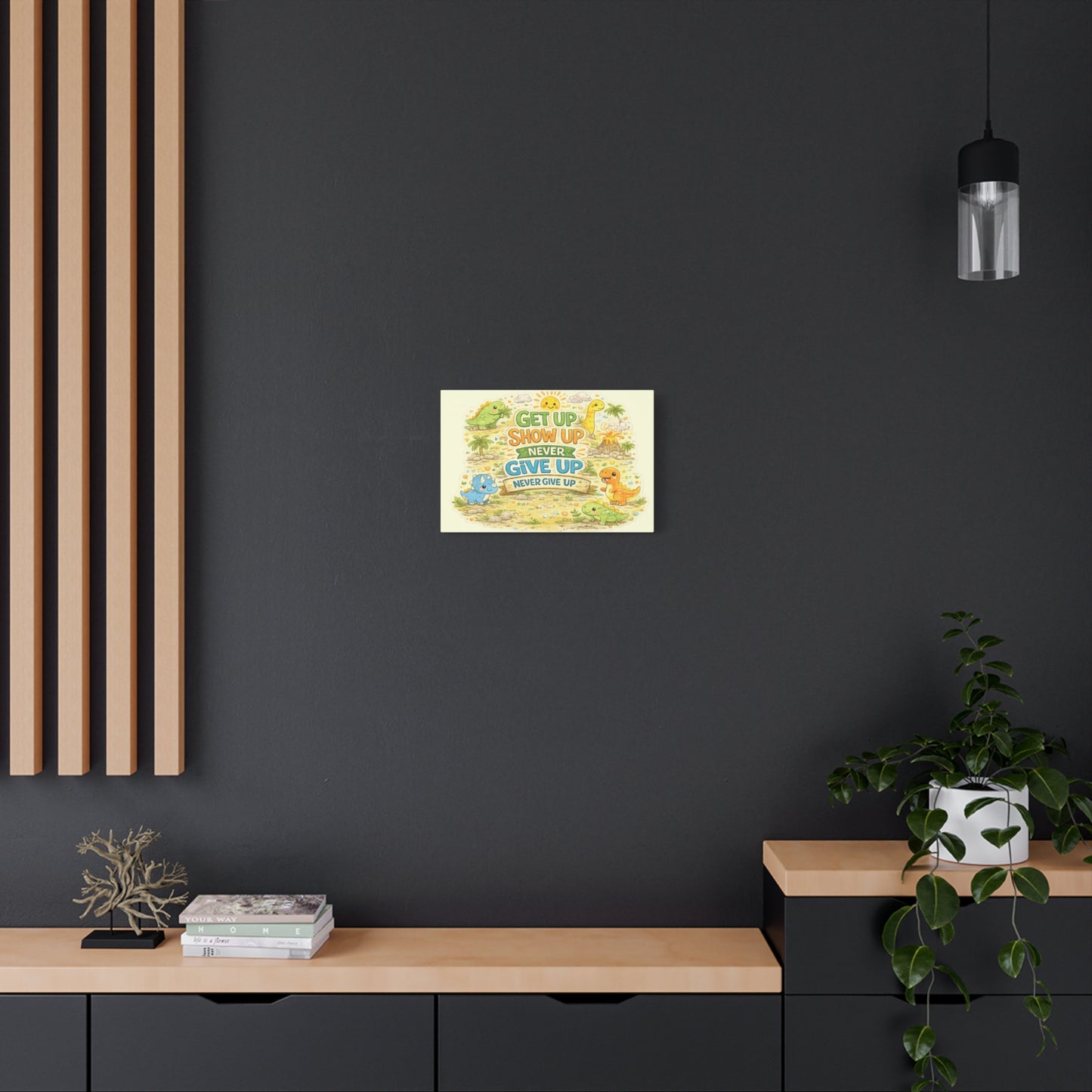 Kids Inspirational Canvas Wall Art – Premium Motivational Canvas Print for Bedroom, Playroom & Nursery Décor