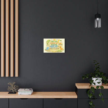 Kids Inspirational Canvas Wall Art – Premium Motivational Canvas Print for Bedroom, Playroom & Nursery Décor