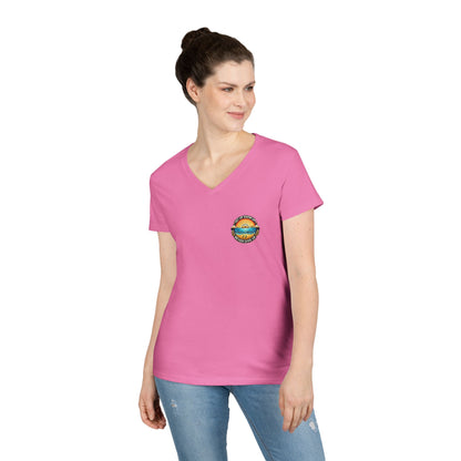 Women's V Neck-Strength in Motion