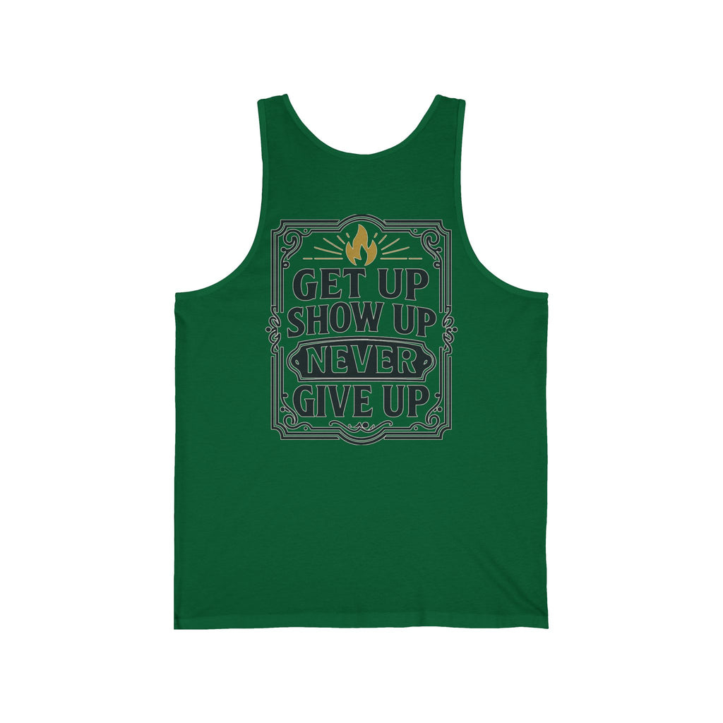 Discipline outlives motivation muscle tank