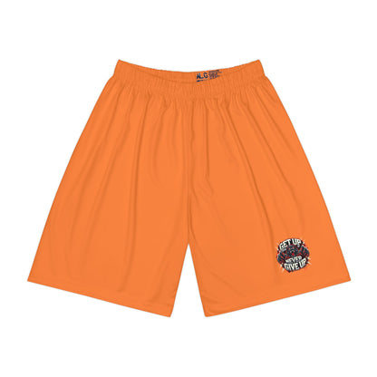 Relentless Performance Men’s Sports Shorts (Light Orange)