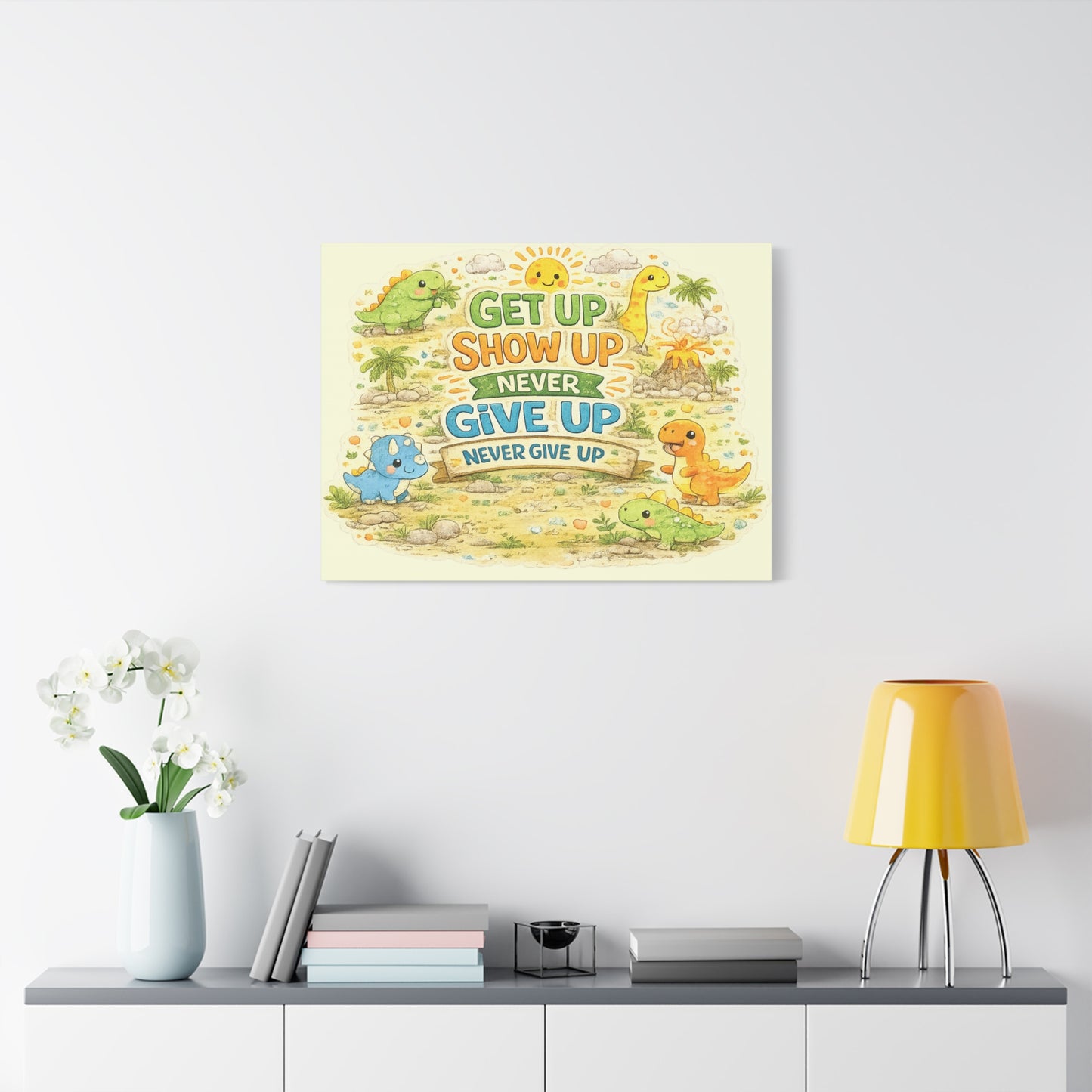 Kids Inspirational Canvas Wall Art – Premium Motivational Canvas Print for Bedroom, Playroom & Nursery Décor