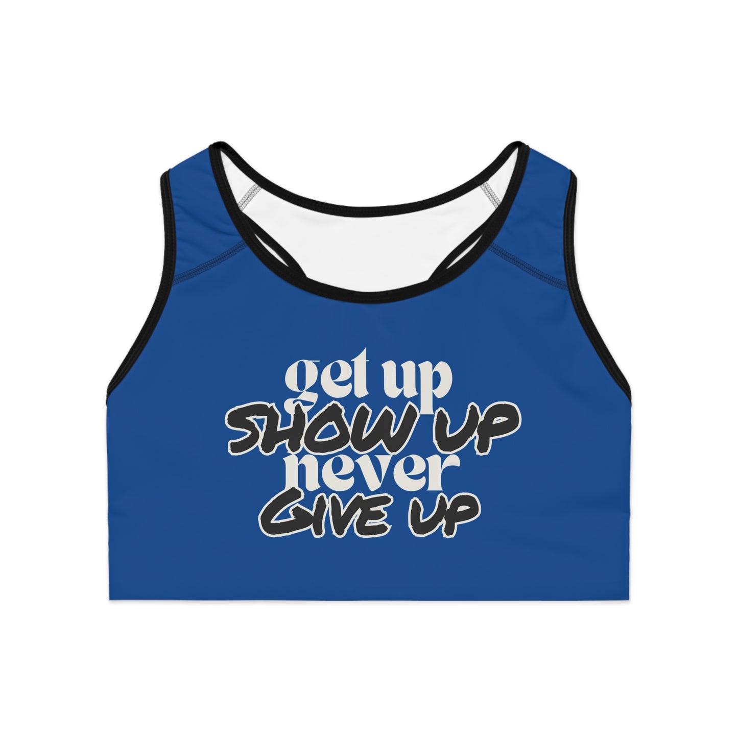 No Excuses Sports Bra – Train Hard, Stay Supported (Royal)