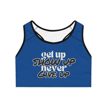 No Excuses Sports Bra – Train Hard, Stay Supported (Royal)