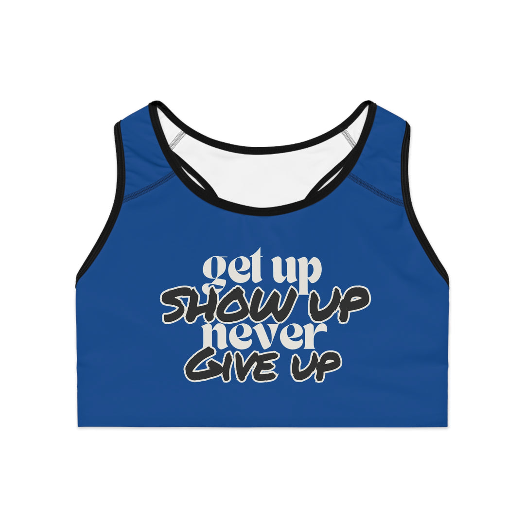 No Excuses Sports Bra – Train Hard, Stay Supported (Royal)