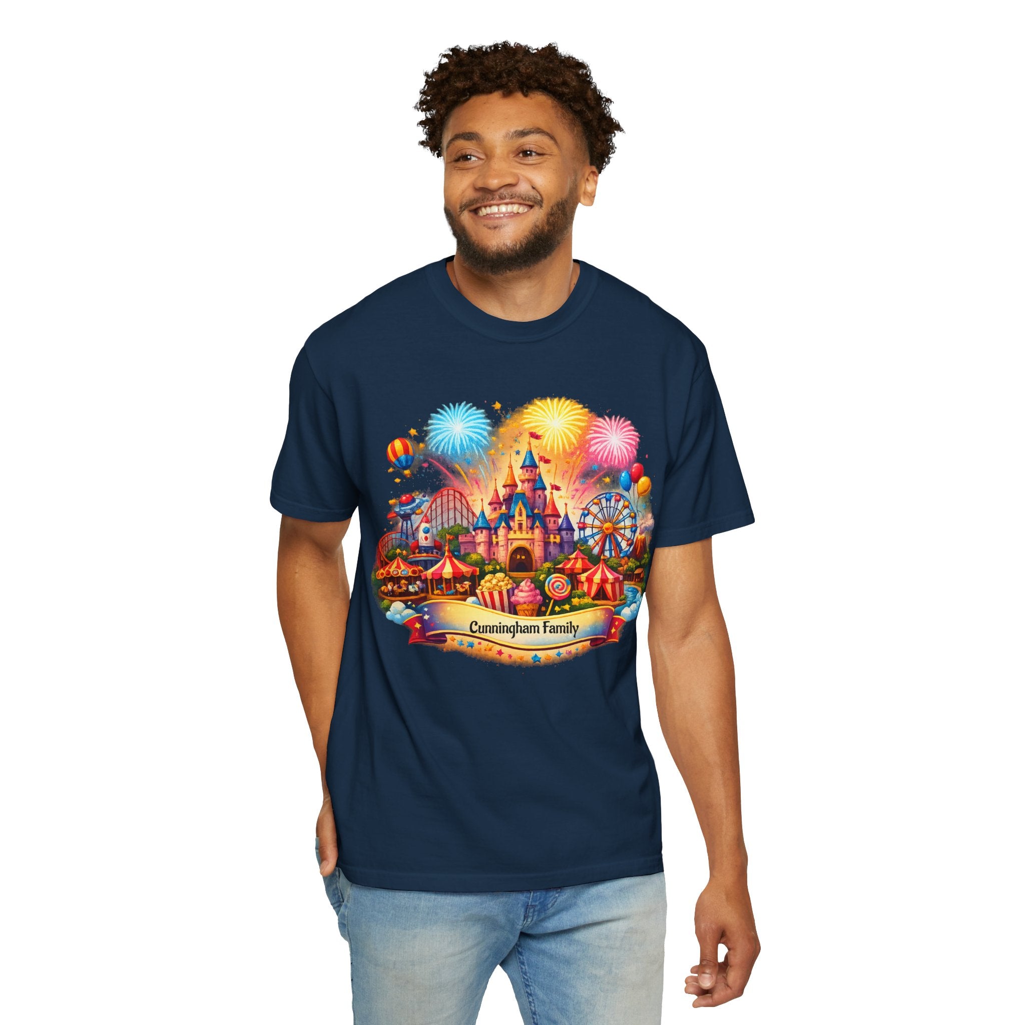 Customizable Name Graphic T-Shirt – for Disney Trips, Theme Park Vacations