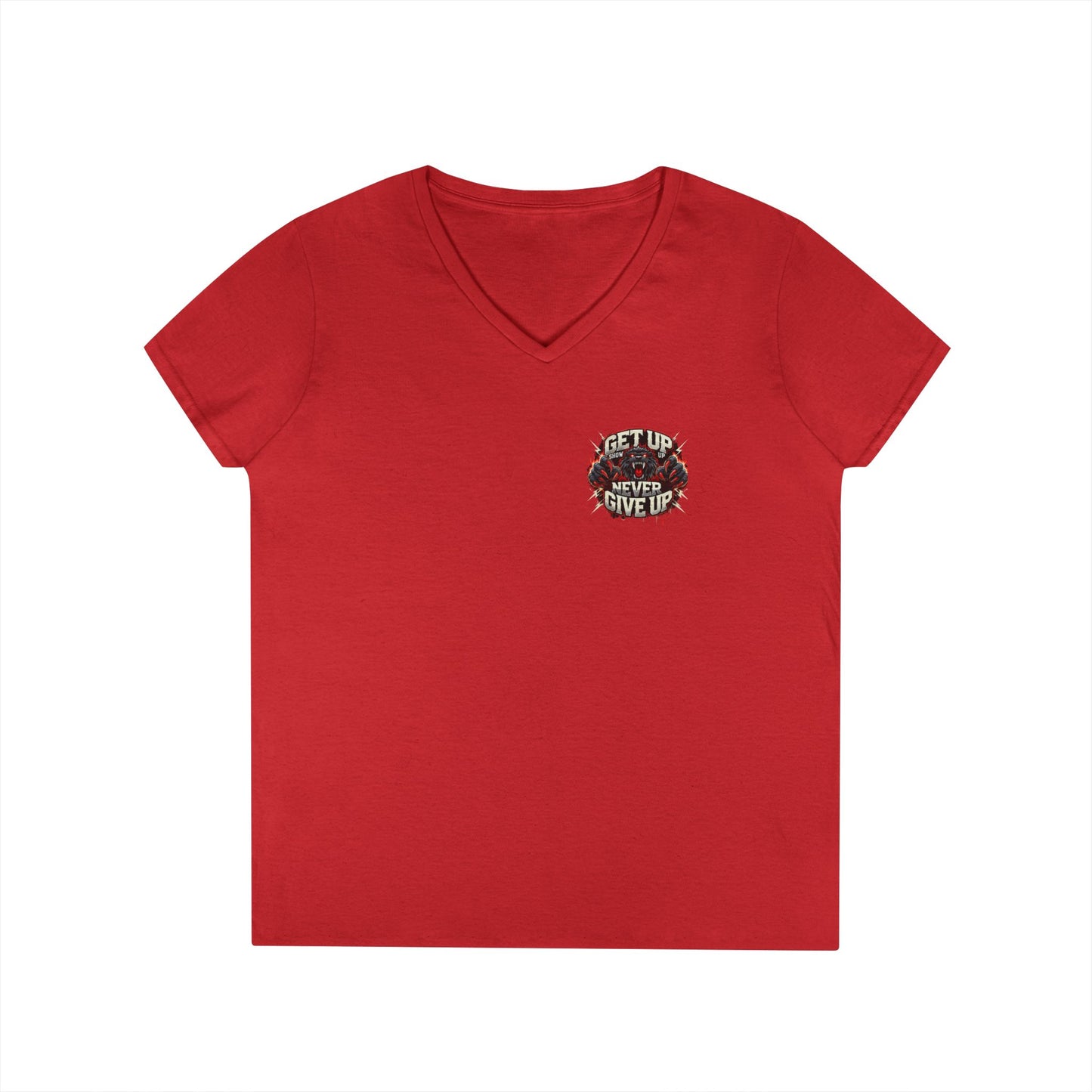 Women's V Neck-Strength in Motion