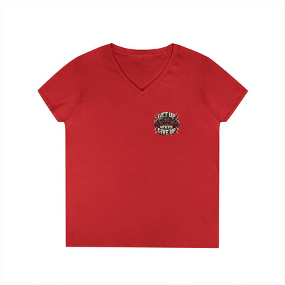 Women's V Neck-Strength in Motion