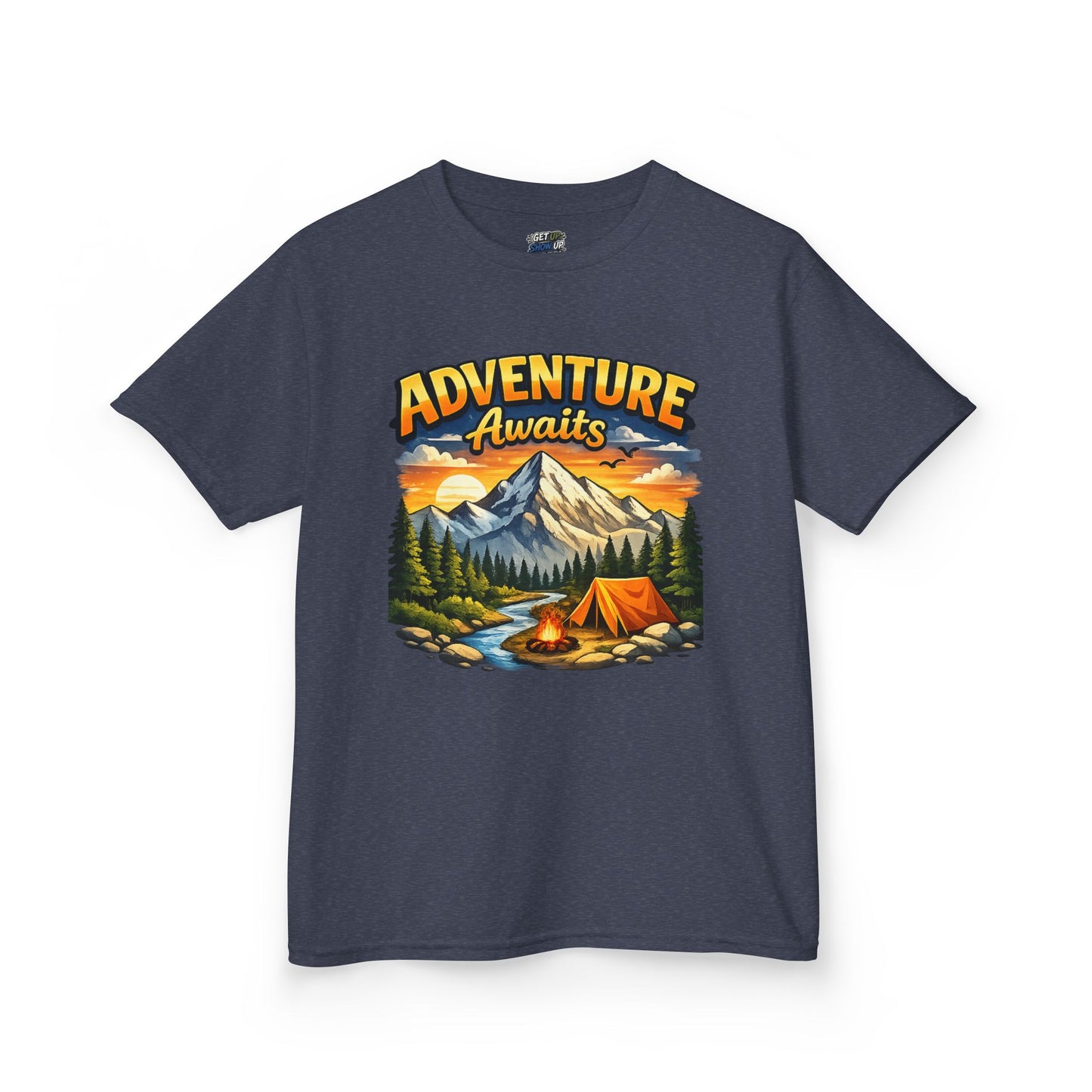 Kids Heavy Cotton™ Tee Adventure Awaits