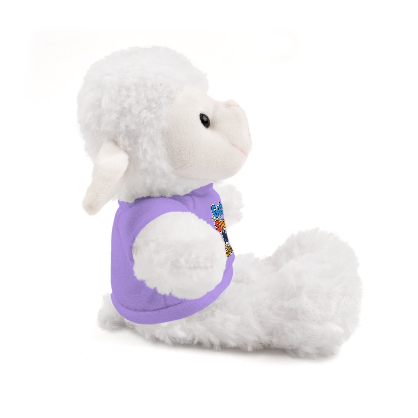 Stuffed Animals with Tee " Get Up Show Up Never Give Up"