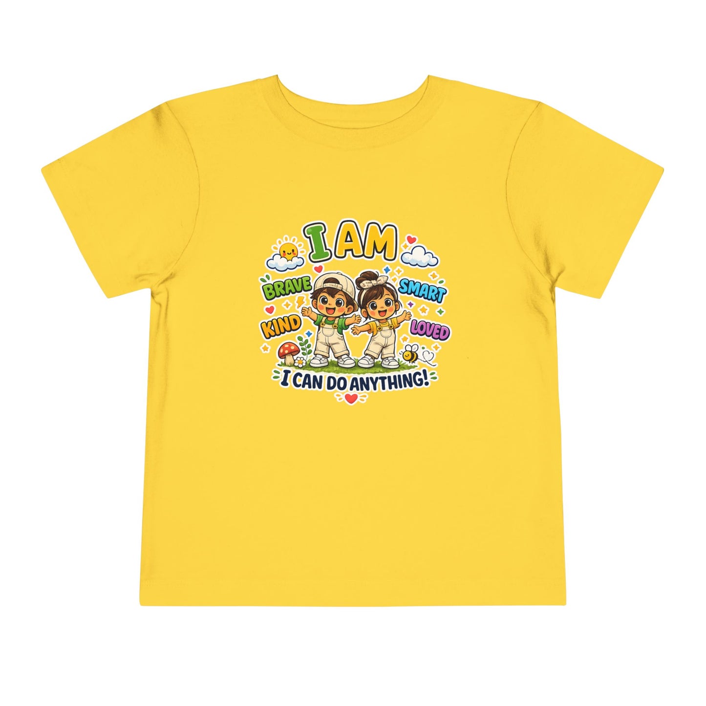 Toddler Motivational T-Shirt | Inspirational Kids Graphic Tee | Soft Cotton Toddler Shirt | Positive Mindset Children's Clothing | Everyday Comfort Tee