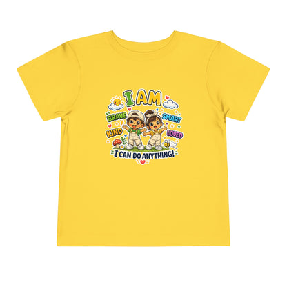 Toddler Motivational T-Shirt | Inspirational Kids Graphic Tee | Soft Cotton Toddler Shirt | Positive Mindset Children's Clothing | Everyday Comfort Tee