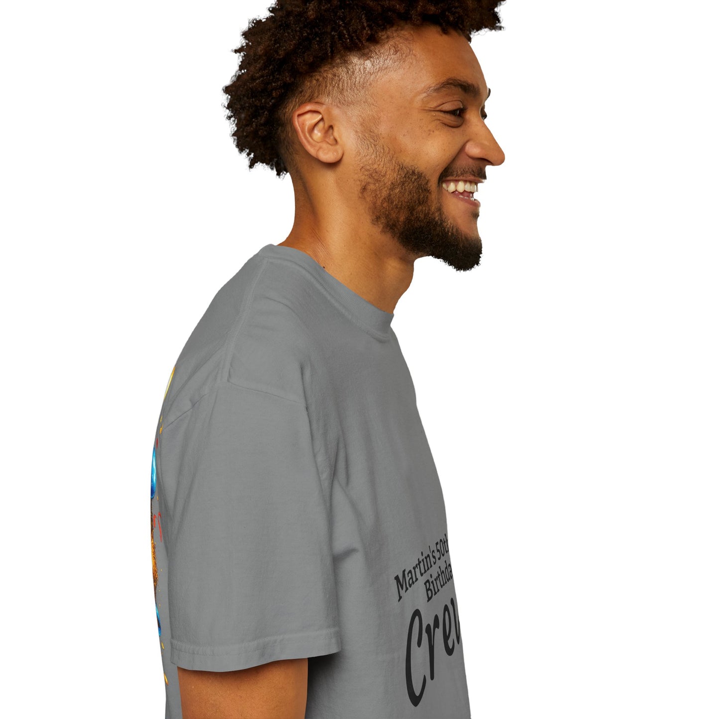 Custom Name & Age Birthday Crew T-Shirt – Personalized Group Shirt
