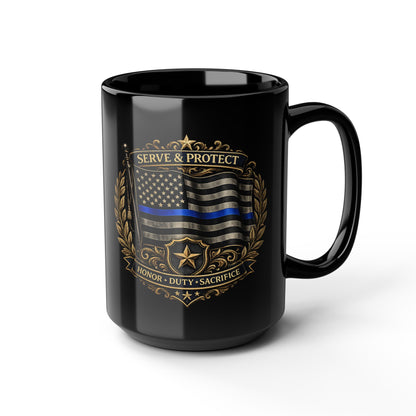 Blue Line Legacy Mug 15oz