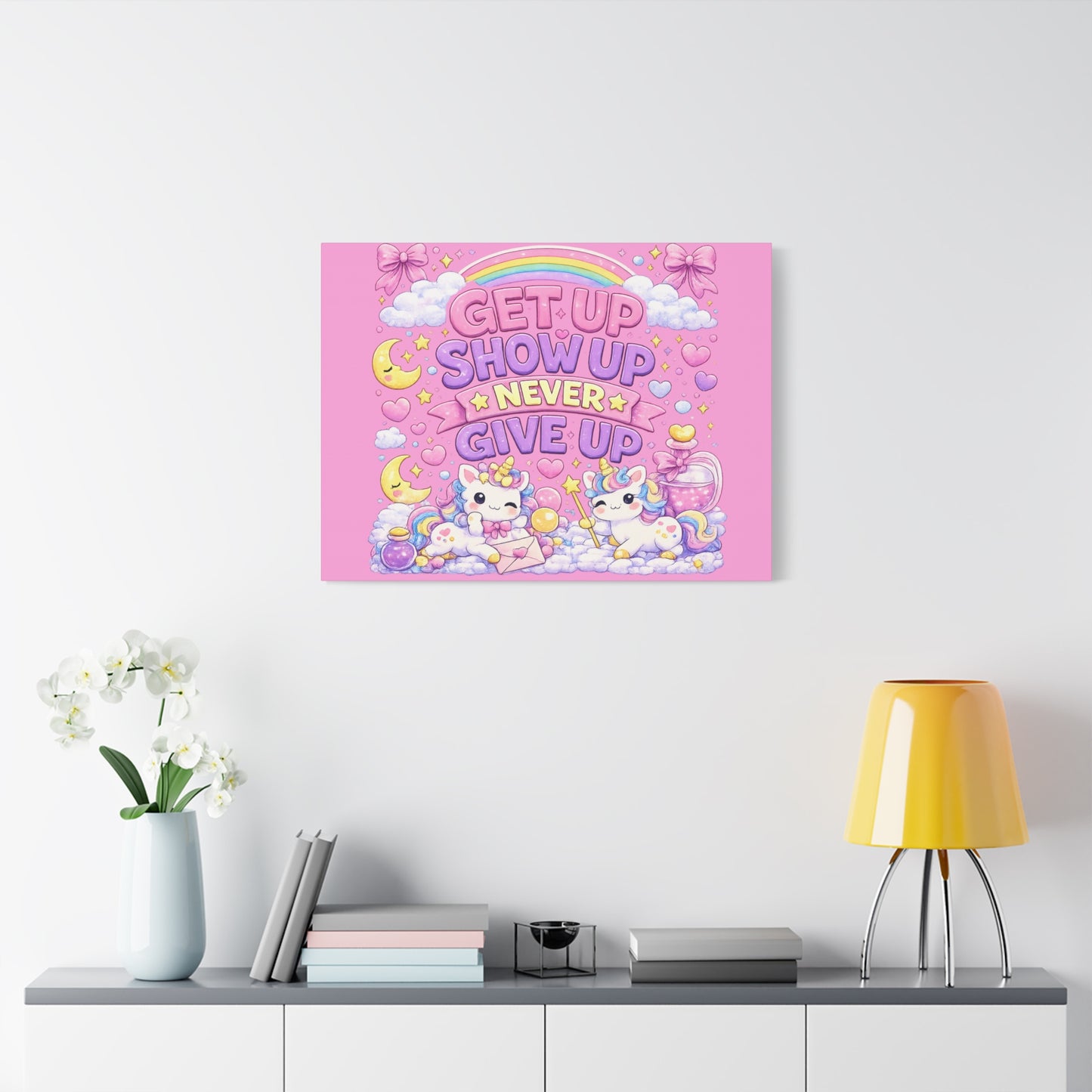Kids Inspirational Canvas Wall Art – Premium Motivational Canvas Print for Bedroom, Playroom & Nursery Décor
