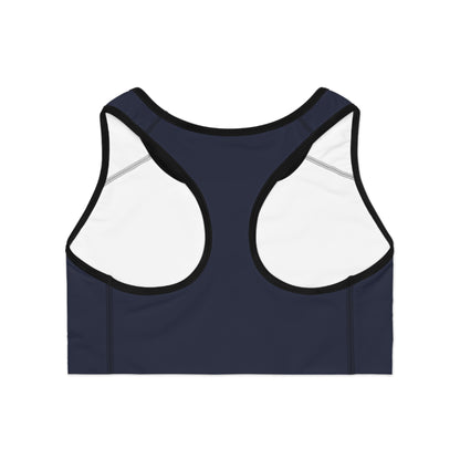 No Excuses Sports Bra – Train Hard, Stay Supported (Navy)