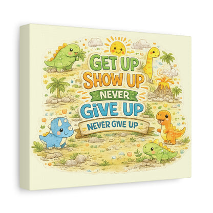 Kids Inspirational Canvas Wall Art – Premium Motivational Canvas Print for Bedroom, Playroom & Nursery Décor