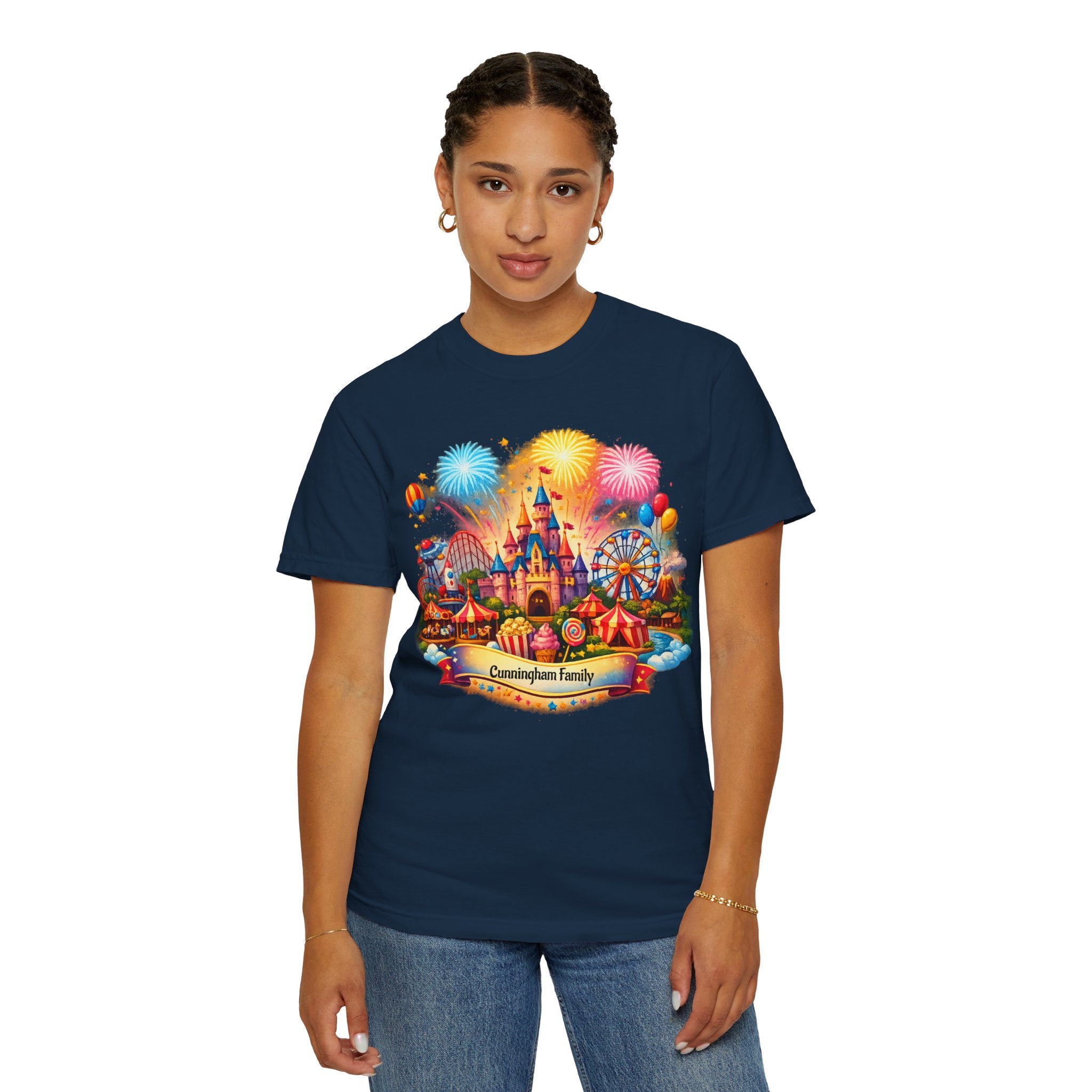 Customizable Name Graphic T-Shirt – for Disney Trips, Theme Park Vacations