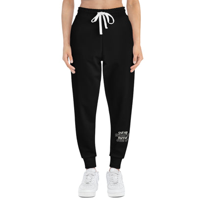 Elite Motivational UNISEX Joggers – Achieve in Comfort & Style (Black)