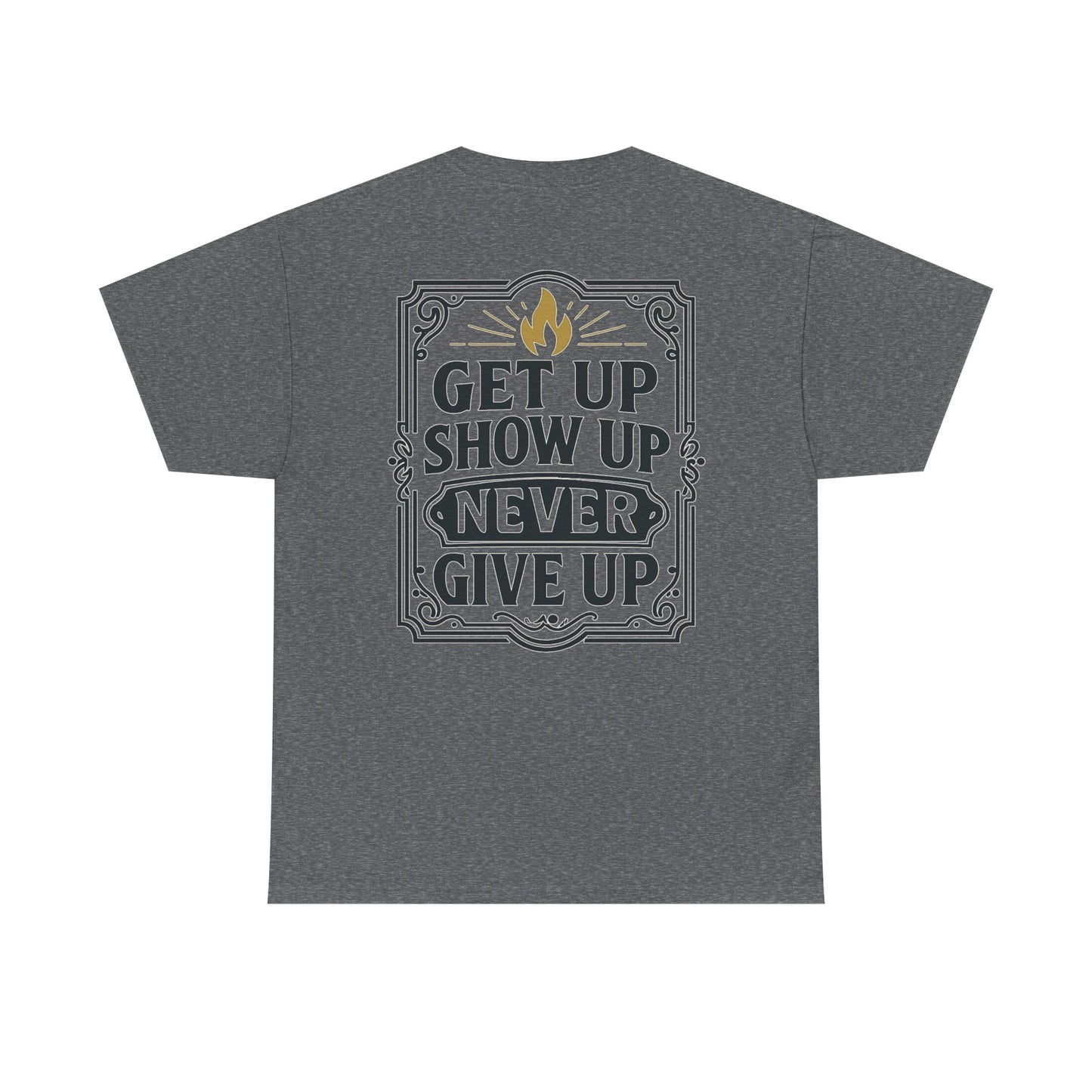Discipline Outlifts Motivation. Unisex Heavy Cotton Tee