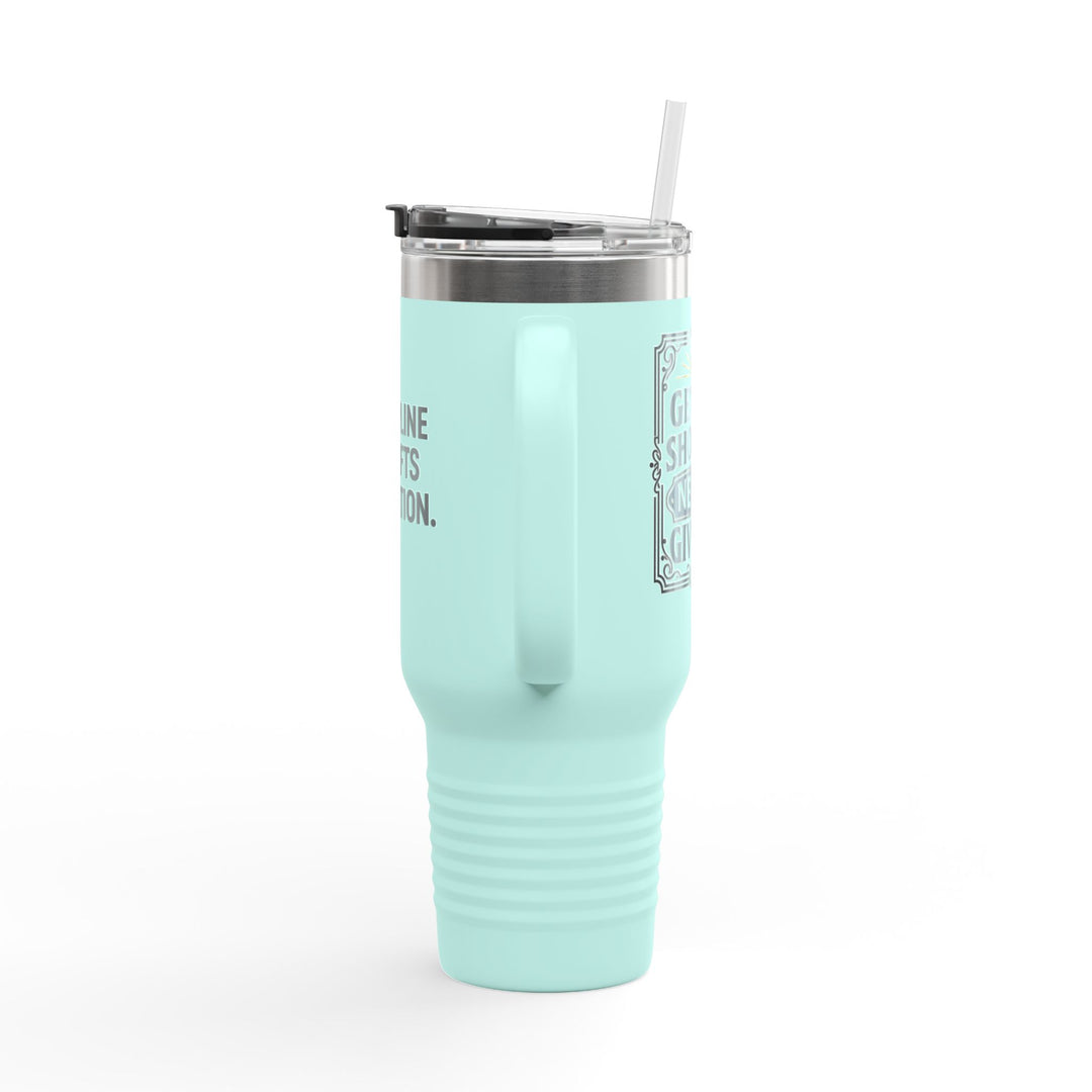 Discipline Outlifts Motivation Insulated Travel Mug, 40oz