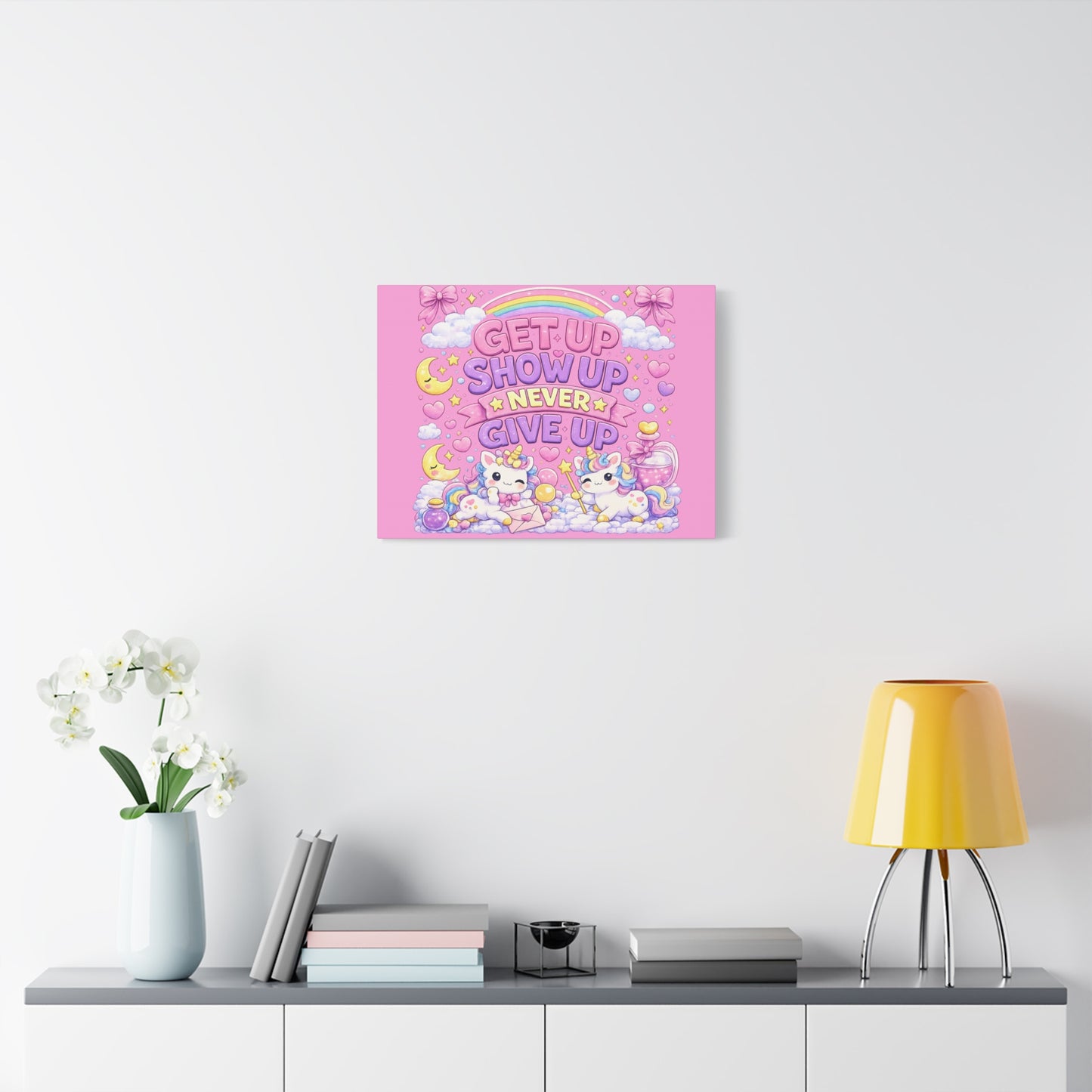 Kids Inspirational Canvas Wall Art – Premium Motivational Canvas Print for Bedroom, Playroom & Nursery Décor