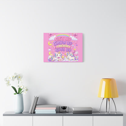 Kids Inspirational Canvas Wall Art – Premium Motivational Canvas Print for Bedroom, Playroom & Nursery Décor