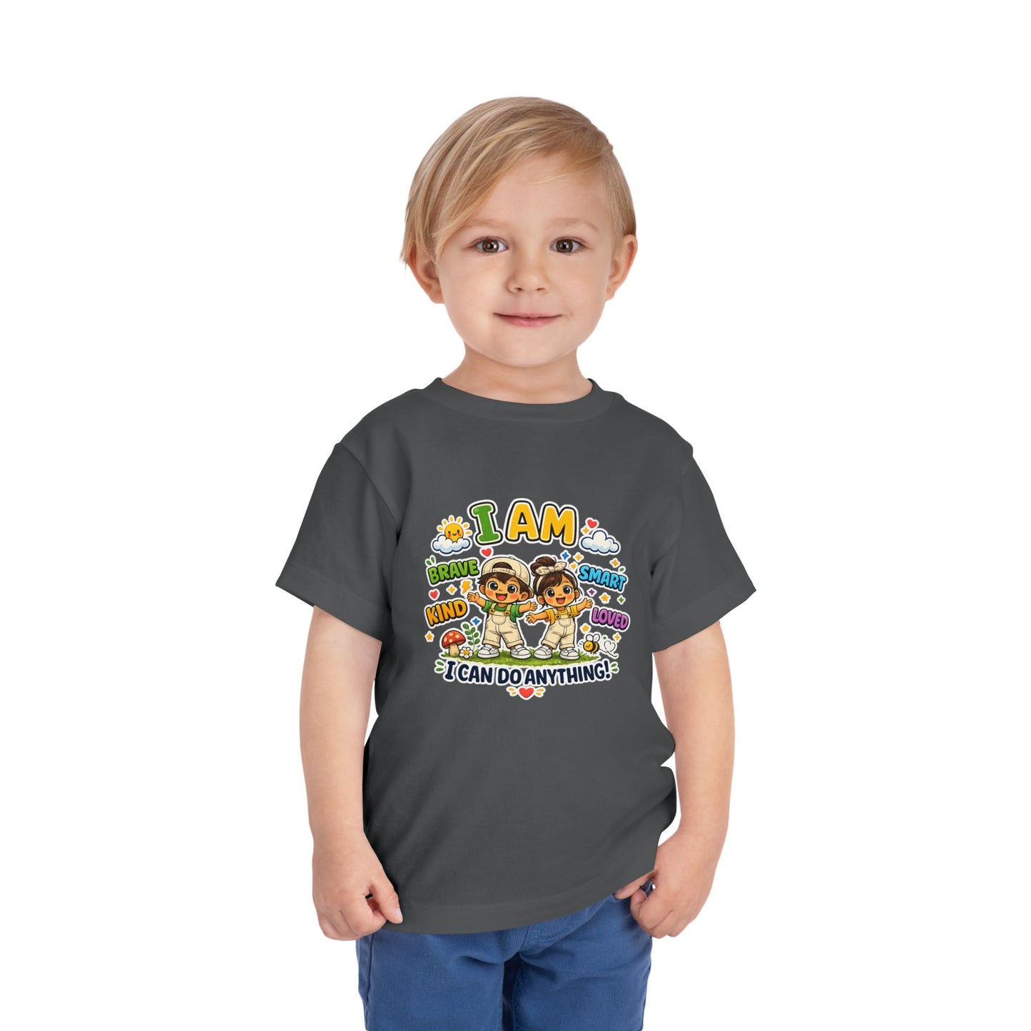 Toddler Motivational T-Shirt | Inspirational Kids Graphic Tee | Soft Cotton Toddler Shirt | Positive Mindset Children's Clothing | Everyday Comfort Tee