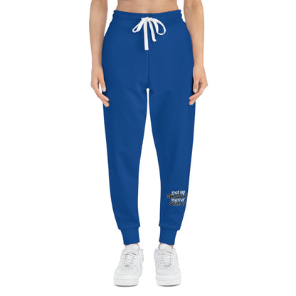 Elite Motivational UNISEX Joggers – Achieve in Comfort & Style (Royal)