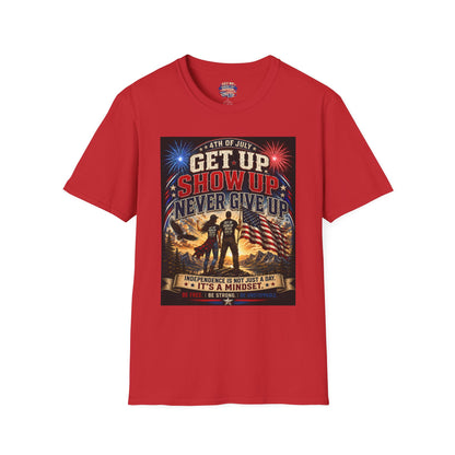 Patriotic 4th of July Unisex T-Shirt | Soft USA Independence Day Tee | American Pride Graphic Shirt for Men & Women