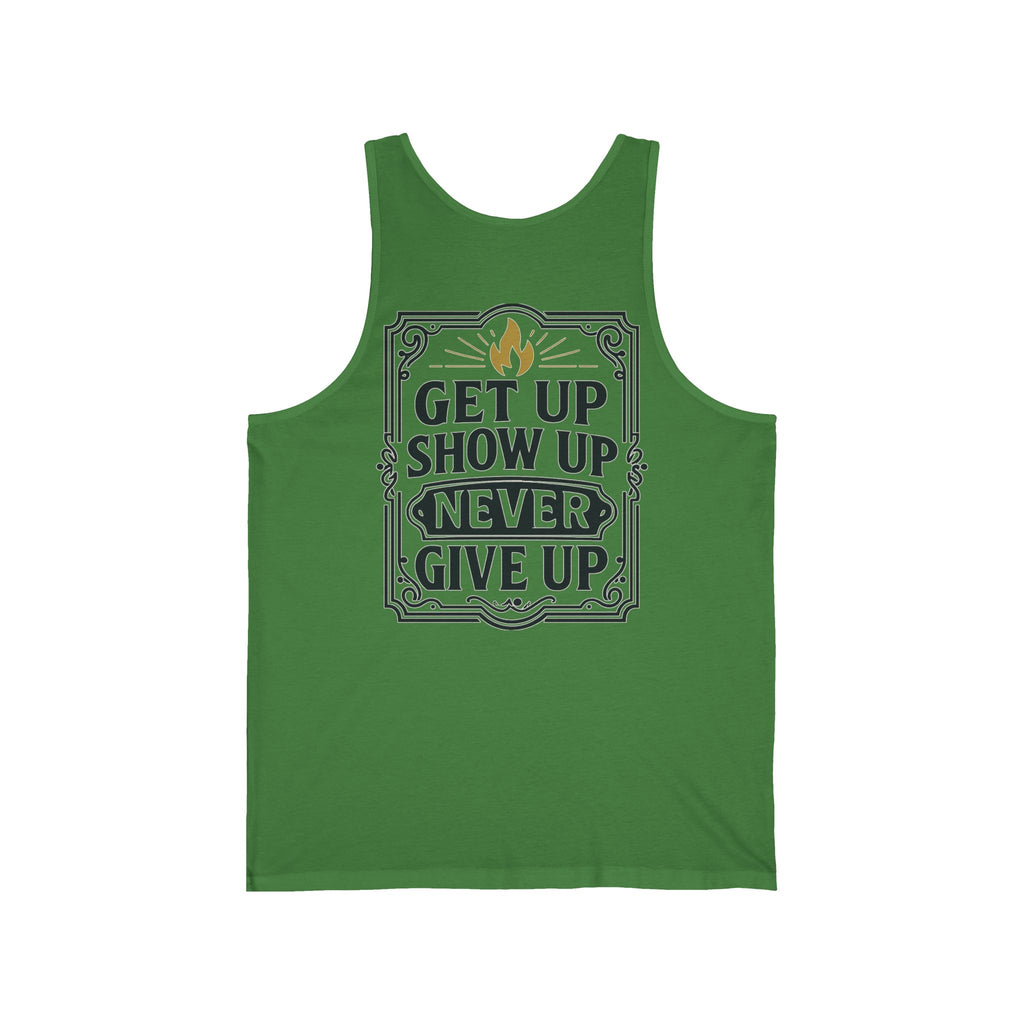 Discipline outlives motivation muscle tank