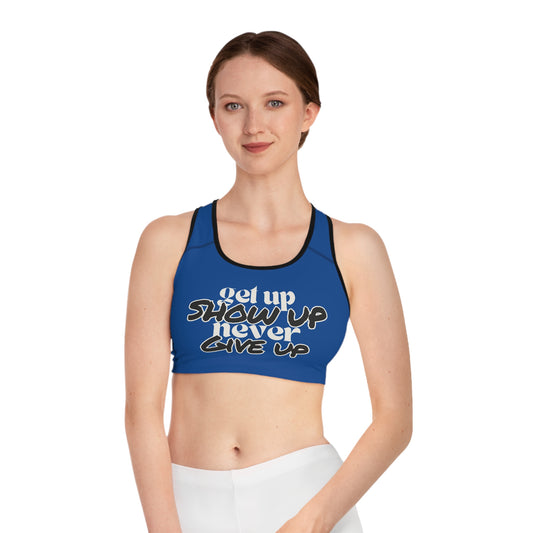 No Excuses Sports Bra – Train Hard, Stay Supported (Royal)