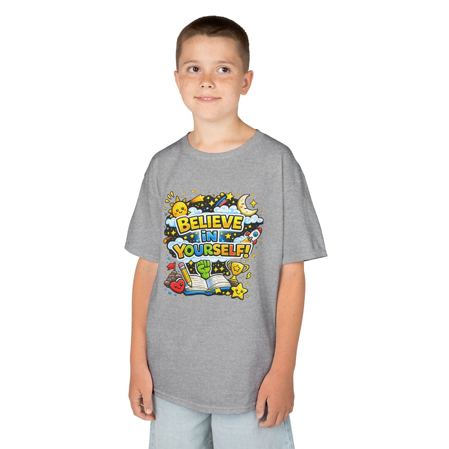 Kids Heavy Cotton™ Motivational T Shirt
