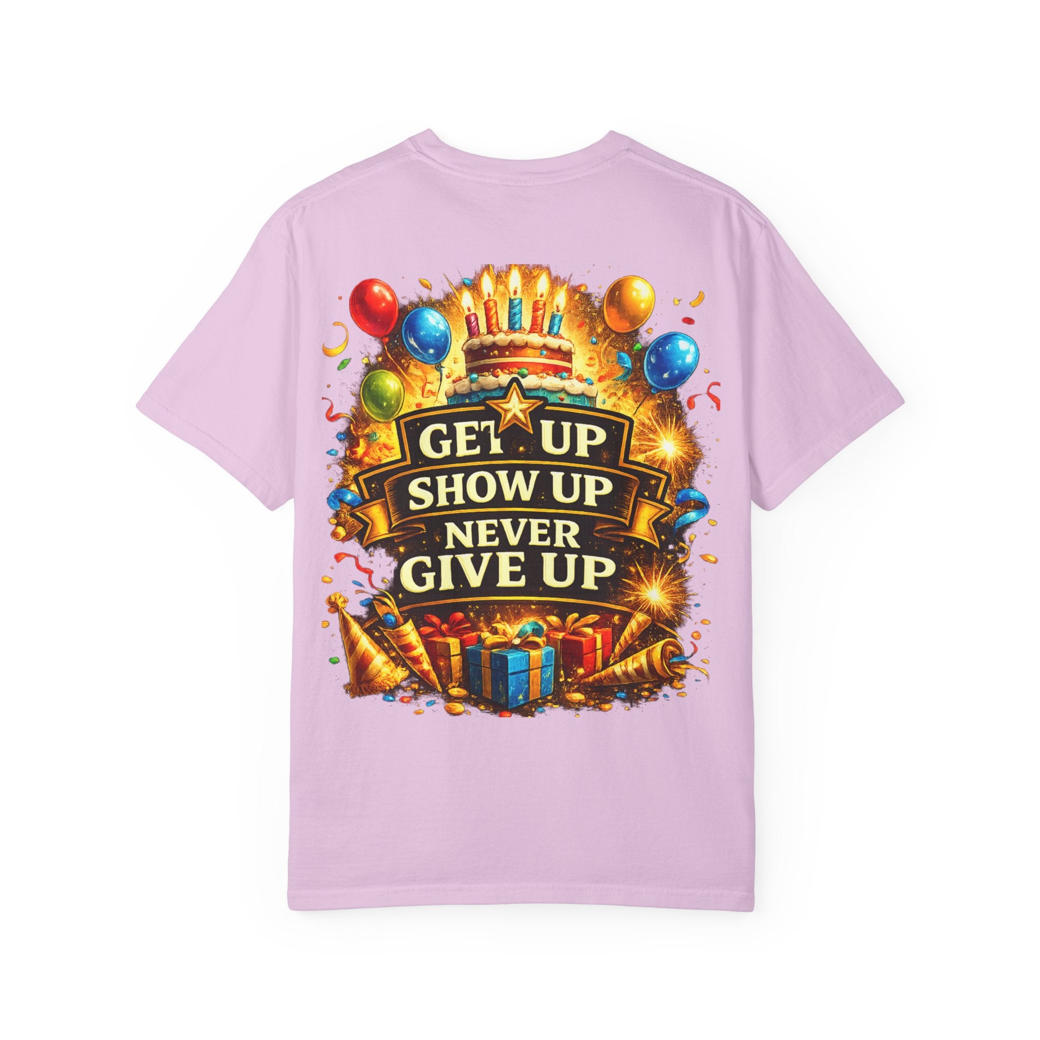 Custom Name & Age Birthday Crew T-Shirt – Personalized Group Shirt