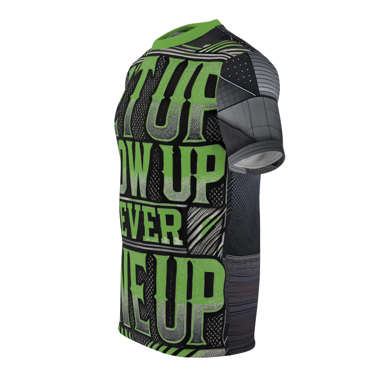 Relentless Drive Tee – Get Up, Show Up, Never Give Up (Green)