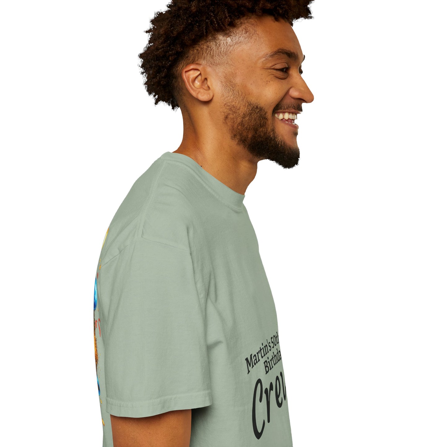 Custom Name & Age Birthday Crew T-Shirt – Personalized Group Shirt
