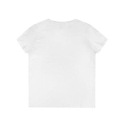 Run Through It Women's V Neck-Strength in Motion