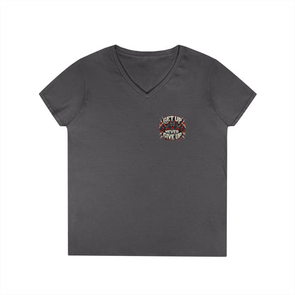 Women's V Neck-Strength in Motion